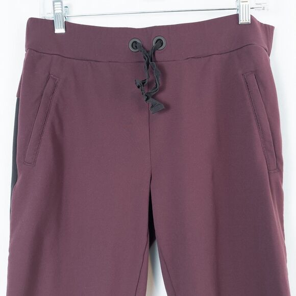 Athleta Metro Track Jogger Pants Womens Medium Auberge Athleisure Sporty 338183 - Picture 6 of 16